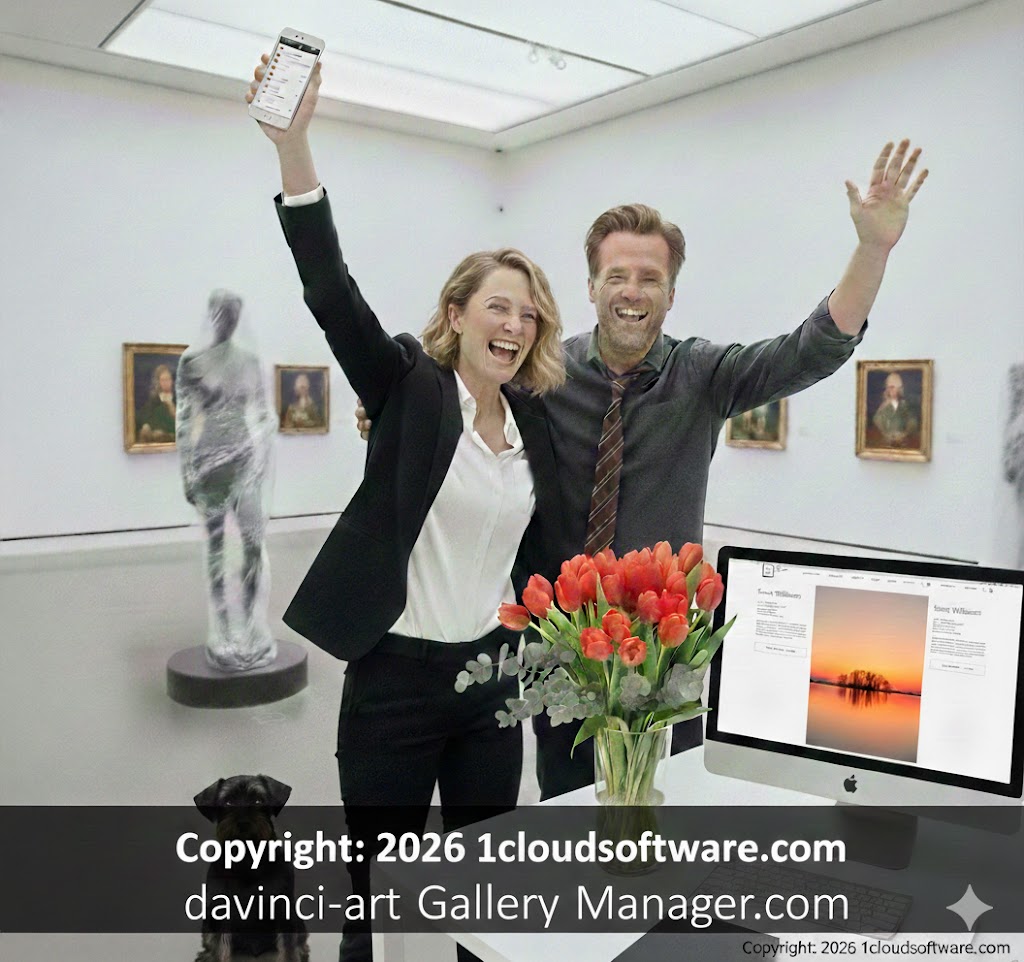 More Very Happy Gallery Software System For Curators and Art Gallery Admins !