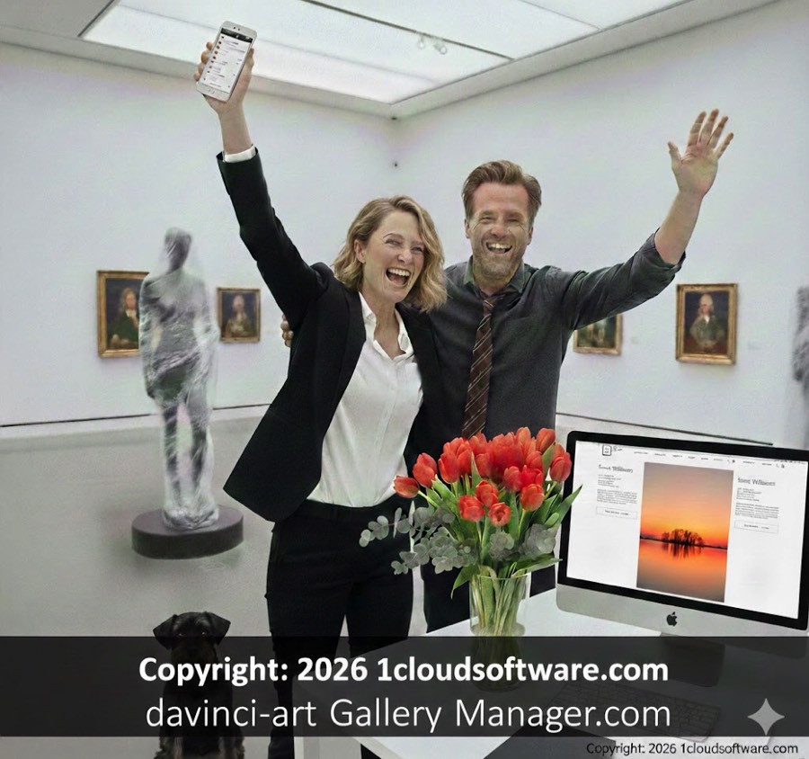 Happy Gallery Software System For Curators and Art Gallery Admins